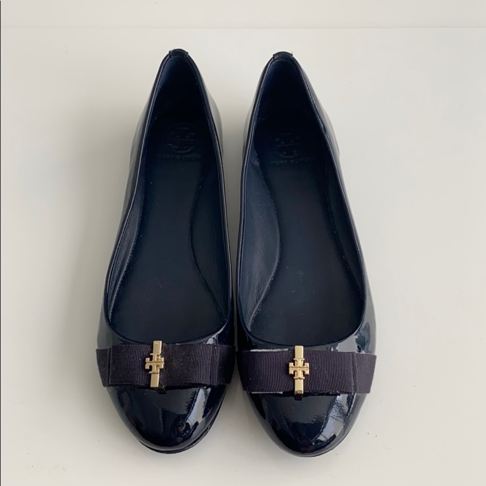 Tory Burch Navy Flats